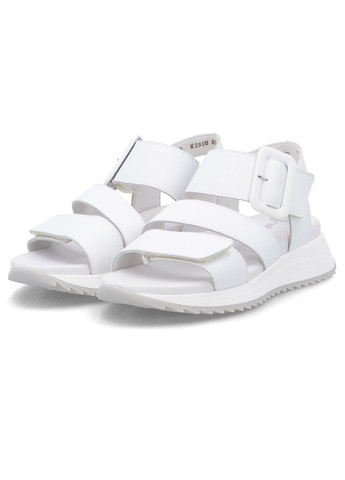 Белые летние босоножки Rieker