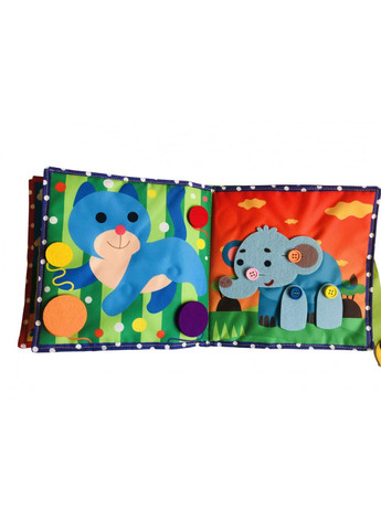 Текстильна розвиваюча книга для малят "Поні" 403679 Bambini (336335790)