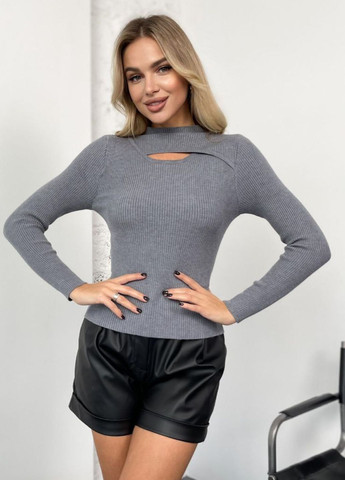 Кофта в рубчик с вырезом спереди Tik-Tak (369971309)