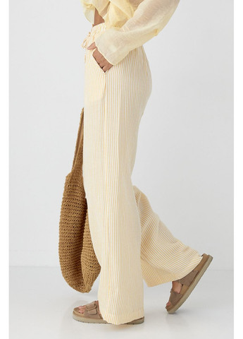 Літні штани в смужку Lurex Штаны (370393261)