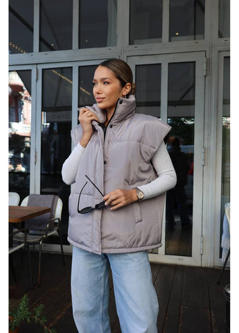 Жилет жіночий утеплений оверсайз Style Point (373069992)