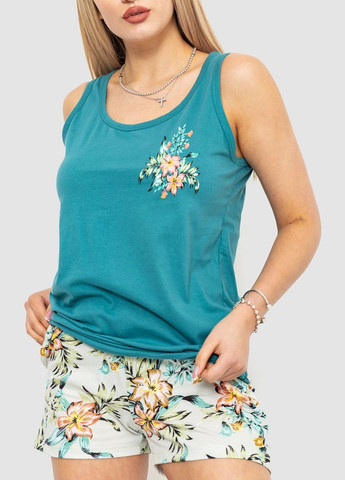 Смарагдова всесезон піжама жіноча Fashion