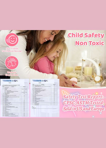 Набір дитячої косметики 183461, дитячій макіяж, манікюр, рожевий кольору, дитяча косметика для дівчаток HUANUO (334016516)