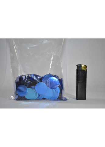 Синие кружочки двухсторонние фольгированные No Brand (368969884)