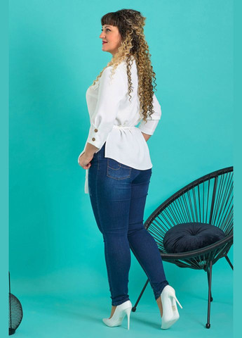 Молочная блуза 1554 Alenka Plus