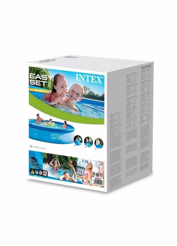 Надувной бассейн семейный 28143 (396х84 см), 7290 л Intex (334255778)