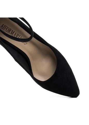 Aiformaria Туфлі (2016Т) чорний з штучна замша, китай — (328912660)
