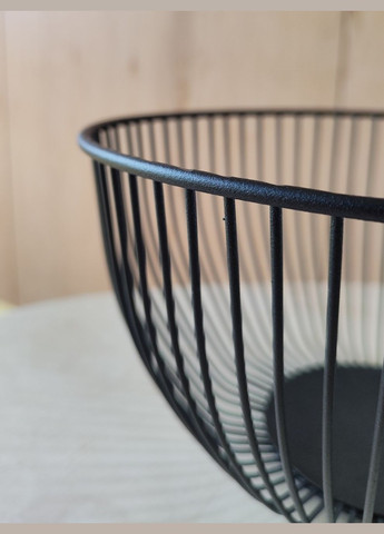 Фруктовница черная матовая No Brand (347623676)