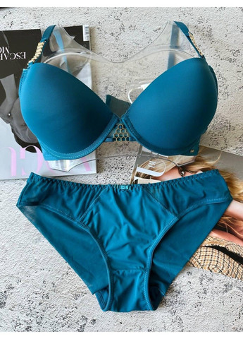 Синій жіноча нижня білизна комплект синій бюстгальтер і трусики Weiyesi
