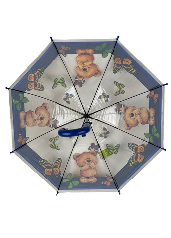 Прозора дитяча парасолька тростина напівавтомат Rain (279312210)