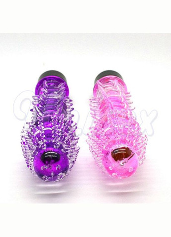 Вибратор с шипами вагинально-анальный+лубрикант 300 мл.Вибратор для женщин.Голубой No Brand (340914883)