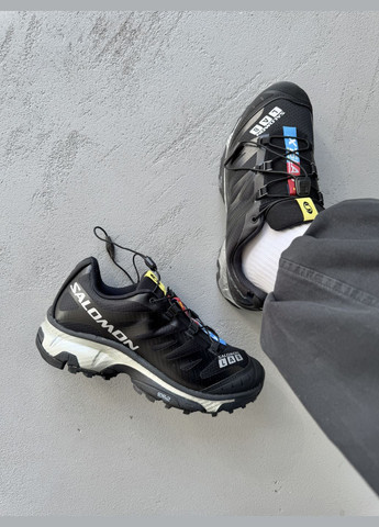 Черные демисезонные кроссовки мужские salomon xt-4 og 'black ebony' | саломон хт-4 черные No Brand