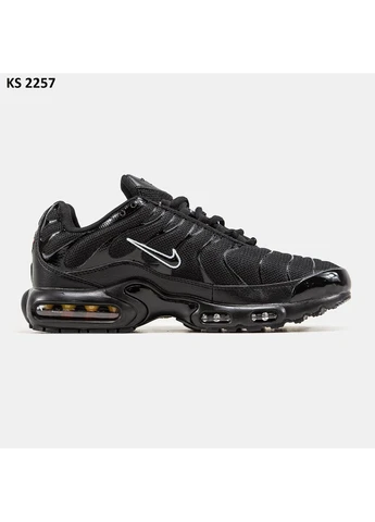 Черные демисезонные кроссовки мужские nike air tn max plus black найк аир макс тн плюс No Brand