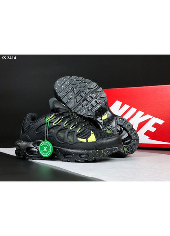 Чорні Осінні кросівки чоловічі nike air max tn terrascape plus black lime найк аір макс тн плюс No Brand