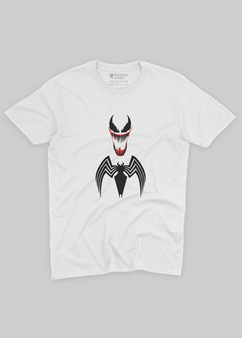 Белая летняя мужская футболка с принтом супервора - веном (ts001-1-whi-006-013-008-f) Modno