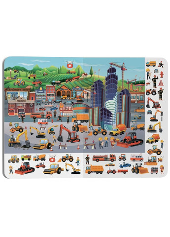 Книга-картонка. Великий віммельбух. Транспорт, з меганаліпками () Кристал Бук F00019807 (331860214)