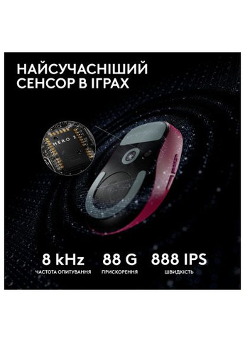 Мишка (910-006797) Logitech G Pro X Superlight 2 Lightspeed Wireless Magenta (366696706)