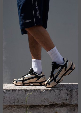 Бежевые демисезонные мужские кроссовки лакоста l003 2k24 бежевые с черным. No Brand