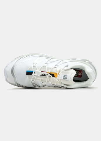 Белые всесезонные кроссовки мужские и женские salomon xt-6 soft ground white | саломон хт-6 софт граунд белые No Brand