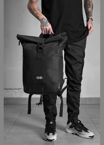 Мужской Повседневный Рюкзак Роллтоп Школьный С Принтом Highlife Without (346475698)