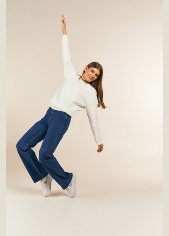 Молочний світшот однотонний жіночий wbc02318 shop (2000990259585) LAWA (315999445)