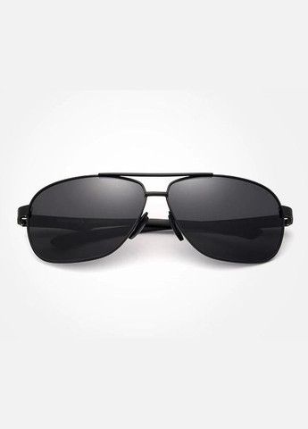 Мужские поляризационные солнцезащитные очки N7188 Black Gray KINGSEVEN (303401721)