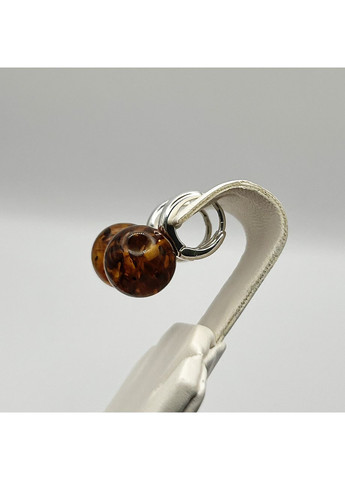 Сережки срібні з бурштином 5,7 г No Brand (369736822)