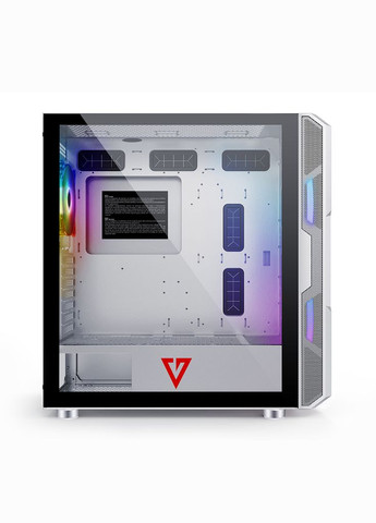 Корпус AMIRANI ARGB WHITE fans 2x200mm+1x120mm без БП ATX Modecom (314775198)