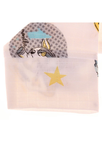 Халат Мусліновий 15610 Білий І Сірий Miniworld (306546395)