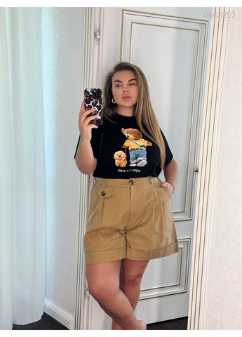 Жіночі шорти Мод: №8 (кемел) 0603252 Peony (352261093)