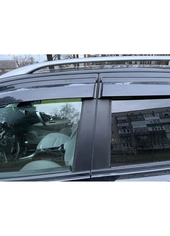 Дефлекторы окон (4 шт., Sport) для Nissan Qashqai 2007-2010 гг. Sunplex (392215491)
