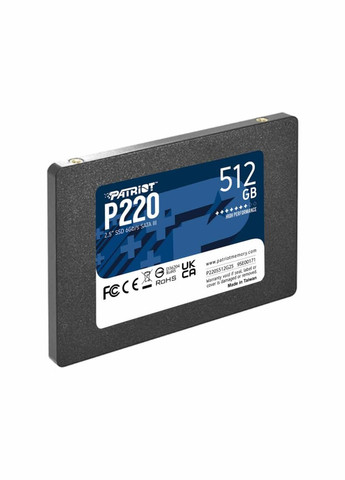 SSD P220 512GB 2.5" 7mm SATAIII Patriot (302547338)
