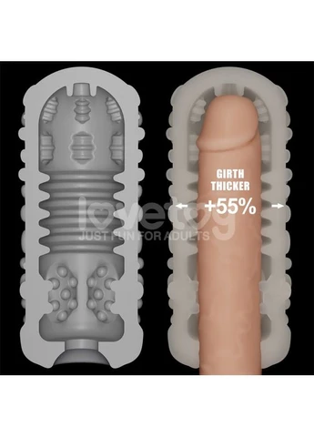 Вибронасадка на член точечная белая Knights Ring Lovetoy (382851653)