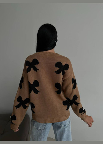 Коричневый демисезонный кардиган Vakko