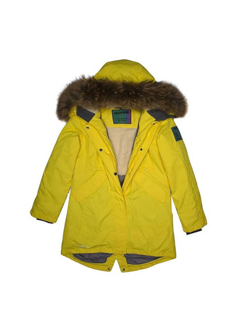 Жовта пальто зимове vivian 1, р.3xl, жовтий () Huppa 12498120-70002-3XL