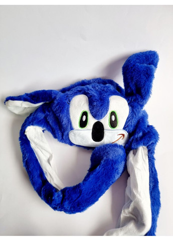 Шапка Супер Соник 2 с поднимающимися светящимися ушами, размер 52-56 см No Brand (355795356)