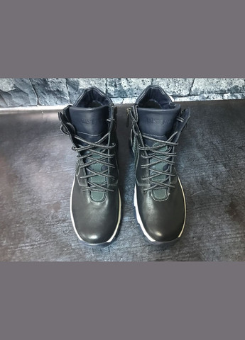 Шкіряні жіночі черевики в синьому кольорі Bistfor Черевики (303832865)