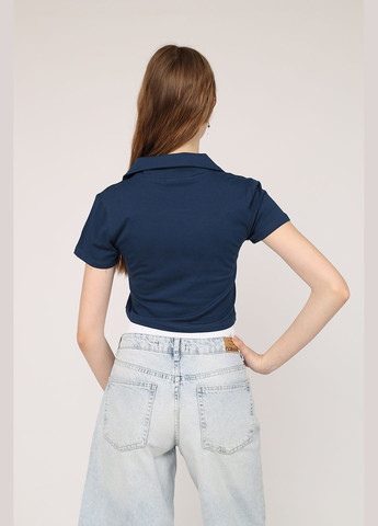 Футболка поло жіноча колір синій CB-00275563 Crep (330222839)