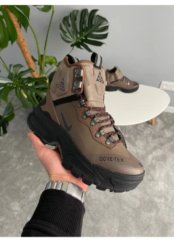 Кросівки жіночі і чоловічі Nike ACG Air Zoom Gaiadome GTX Brown | Найк АЦГ Аір Зум Гайадом коричневі демісезони (382645508)