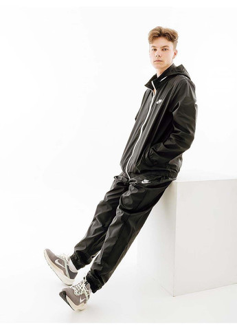Чоловічий Спортивний костюм M CLUB LND WVN TRK SUIT Чорний Nike (367595042)
