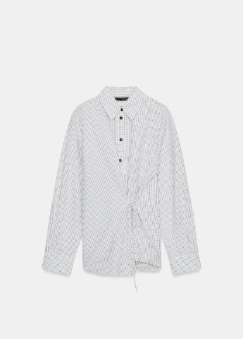 Цветная повседневный рубашка в клетку Zara