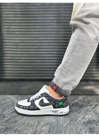 КРОССОВКИ ЖЕНСКИЕ NIKE AIR FORCE 1 LOW X LOUIS VUITTON НАЙК АИР ФОРС 1 No Brand комбинированные демисезоны (392004962)