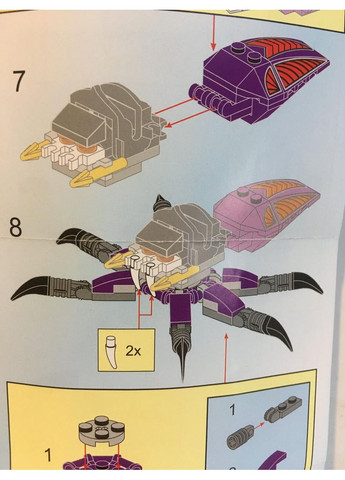 Конструктор пираты "Робот паук" 1301 Unico (361242564)