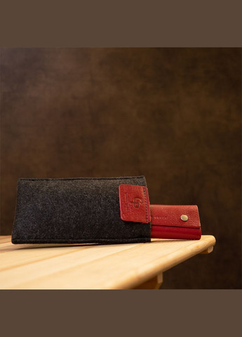 Яскрава шкіряна ключниця 11353 Grande Pelle (331911297)