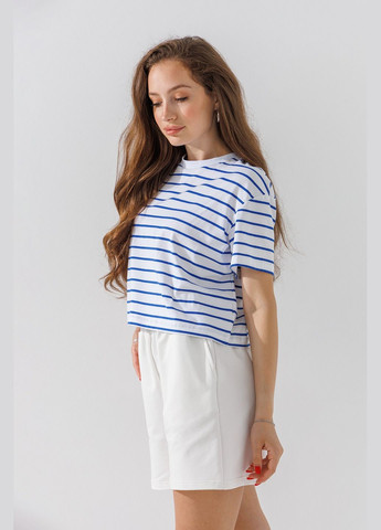 Шорты однотонные женские WBC02406 Молочный shop (2000990683441) LAWA Шорти трикотажні (329034211)