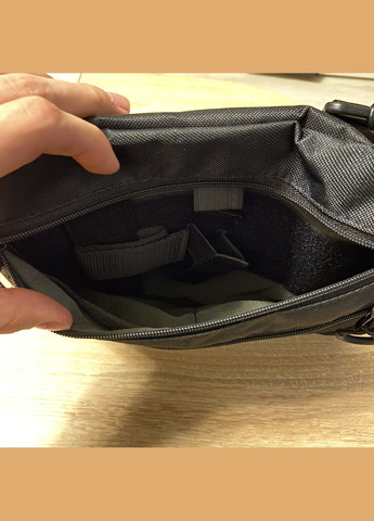 Чоловіча сумка через плече тактична під шеврон з кабурою Reload Тактична (308338224)