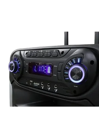 Акустическая система ZXX-9393, динамики 15”, 2 радиомикрофона Gemac (372640144)