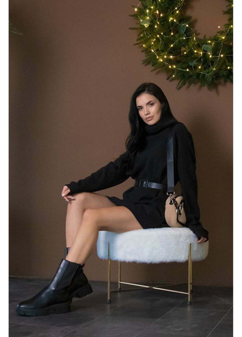 Черный демисезонный свитер Ри Мари