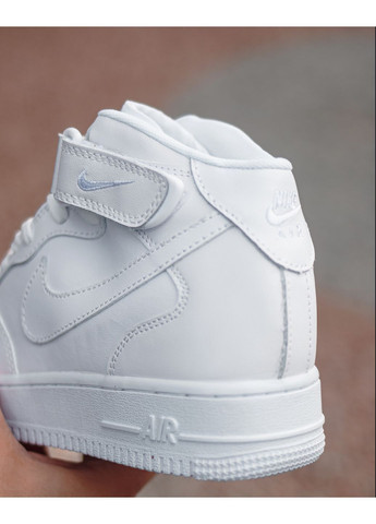 Кросівки White Nike Air Force 1 High білі демісезони (370708152)