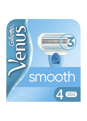 Сменные кассеты для бритья Venus Smooth 4шт (706855-18324) Gillette (368601379)